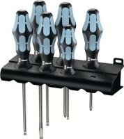 Edelstahlschraubendrehersatz 334/6 6-tlg.Schlitz/PH Rundkl.2K-Griff WERA Edelstahlschraubendrehersatz 334/6 6-tlg.Schlitz/PH Rundkl.2K-Griff WERA