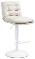 Barhocker Damar Samt weiß creme Barhocker Damar Samt weiß creme
