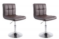 2er Set Lounger Palma V2 Kunstleder braun 2er Set Lounger Palma V2 Kunstleder braun