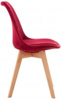 Stuhl Linares Samt rot Stuhl Linares Samt rot