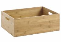 ZELLER PRESENT Aufbewahrungskiste Bambus 40x30x14cm ZELLER PRESENT Aufbewahrungskiste Bambus 40x30x14cm