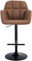 Barhocker Natoma Kunstleder schwarz hellbraun Barhocker Natoma Kunstleder schwarz hellbraun