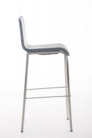 Barhocker Avola Leder Flach E78 grau Barhocker Avola Leder Flach E78 grau