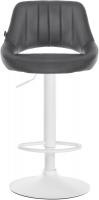 2er Set Barhocker Milet Kunstleder W grau 