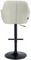 Barhocker Natoma Kunstleder schwarz creme Barhocker Natoma Kunstleder schwarz creme