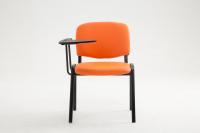 Stuhl Ken mit Klapptisch Kunstleder orange Stuhl Ken mit Klapptisch Kunstleder orange