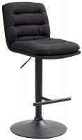 Barhocker Damar Stoff schwarz schwarz 