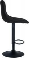 Barhocker Jerry Kunstleder schwarz schwarz 