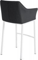 Barhocker Damaso W Filz mit 4-Fuß Gestell anthrazit 