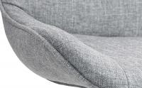 Barhocker Vonore Stoff schwarz grau 