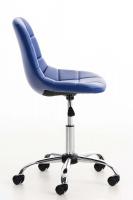 Bürostuhl Emil Kunstleder blau Bürostuhl Emil Kunstleder blau