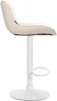 2er Set Barhocker Vonore Kunstleder weiß creme 2er Set Barhocker Vonore Kunstleder weiß creme