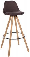 Barhocker Corbin Stoff Rund natura braun Barhocker Corbin Stoff Rund natura braun