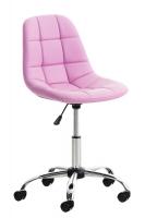 Bürostuhl Emil Kunstleder pink 