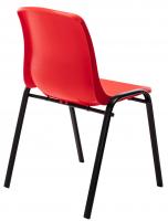 4er Set Stapelstuhl Nowra Kunststoff rot 4er Set Stapelstuhl Nowra Kunststoff rot