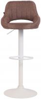 2er Set Barhocker Milet Stoff W braun 