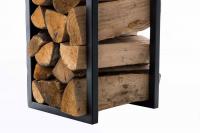 Kaminholzständer Spark 160 schwarz-matt Kaminholzständer Spark 160 schwarz-matt