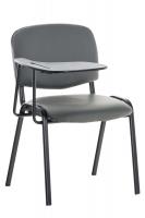 4er Set Stühle Ken mit Klapptisch Kunstleder grau 4er Set Stühle Ken mit Klapptisch Kunstleder grau