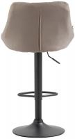 Barhocker Lazio Stoff schwarz creme Barhocker Lazio Stoff schwarz creme