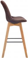 Barhocker Metz Samt natura braun 