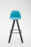 Barhocker Franklin Kunstleder Square Schwarz (eiche) blau Barhocker Franklin Kunstleder Square Schwarz (eiche) blau