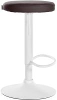 Barhocker Ponte Kunstleder weiß braun Barhocker Ponte Kunstleder weiß braun
