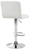 Barhocker Peru Samt chrom creme 