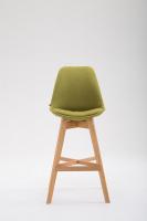 2er Set Barhocker Cannes Stoff natura grün 2er Set Barhocker Cannes Stoff natura grün