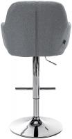 Barhocker Natoma Stoff chrom grau Barhocker Natoma Stoff chrom grau