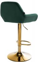 Barhocker Braga Gold Samt dunkelgrün Barhocker Braga Gold Samt dunkelgrün