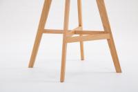 2er Set Barhocker Cannes Stoff natura grün 2er Set Barhocker Cannes Stoff natura grün