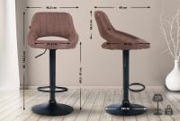 2er Set Barhocker Milet Stoff B braun 2er Set Barhocker Milet Stoff B braun