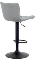 2er Set Barhocker Emma Kunstleder grau 2er Set Barhocker Emma Kunstleder grau