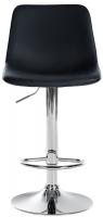 2er Set Barhocker Divo Kunstleder chrom schwarz 2er Set Barhocker Divo Kunstleder chrom schwarz
