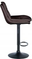 Barhocker Laurel Kunstleder schwarz braun 