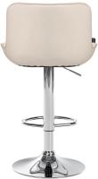 2er Set Barhocker Vonore Kunstleder chrom creme 2er Set Barhocker Vonore Kunstleder chrom creme