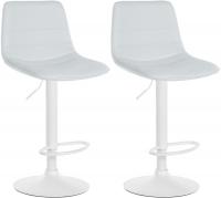 2er Set Barhocker Lex Kunstleder W weiß 2er Set Barhocker Lex Kunstleder W weiß