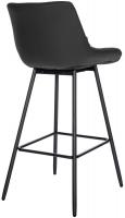 Barhocker Weston Kunstleder schwarz Barhocker Weston Kunstleder schwarz