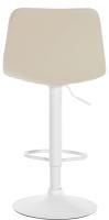 Barhocker Divo Kunstleder weiß creme Barhocker Divo Kunstleder weiß creme