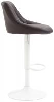 Barhocker Lazio Kunstleder weiß braun Barhocker Lazio Kunstleder weiß braun