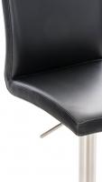 2er Set Barhocker Cadiz Kunstleder edelstahl schwarz 2er Set Barhocker Cadiz Kunstleder edelstahl schwarz