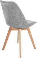 Stuhl Linares Cord hellgrau 