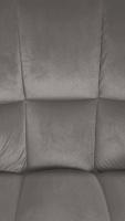 Lounger Damaso Samt grau Lounger Damaso Samt grau