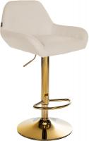 Barhocker Braga Gold Stoff creme Barhocker Braga Gold Stoff creme