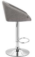 Barhocker Miami V2 Stoff hellgrau Barhocker Miami V2 Stoff hellgrau
