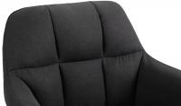 Barhocker Natoma Stoff weiß schwarz Barhocker Natoma Stoff weiß schwarz