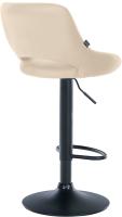 Barhocker Milet Kunstleder schwarz creme Barhocker Milet Kunstleder schwarz creme