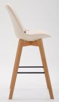 2er Set Barhocker Metz Kunstleder natura creme 