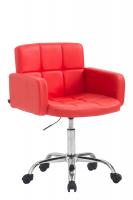 Arbeitshocker Los Angeles Kunstleder rot Arbeitshocker Los Angeles Kunstleder rot