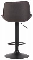 2er Set Barhocker Lentini Stoff schwarz dunkelgrau 2er Set Barhocker Lentini Stoff schwarz dunkelgrau